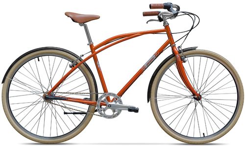 Bicicleta Pegas Magistral, Cadru 18.5inch, Roti 28inch, 3 Viteze (Portocaliu)