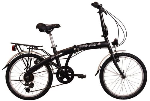 Bicicleta pliabila Good Bike Foldable, Roti 20inch (Negru)