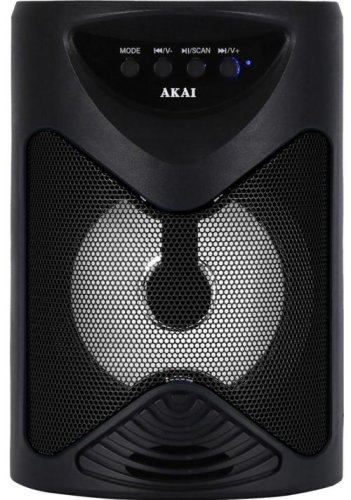 Boxa Portabila Activa Akai ABTS-704, Bluetooth 4.2, Radio FM (Negru)