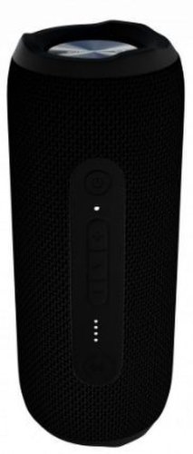 Boxa portabila Evelatus EBS02 M, 10 W, IPX7, Bluetooth 5.0, AUX, Microfon, Functie de acumulator extern (Negru)