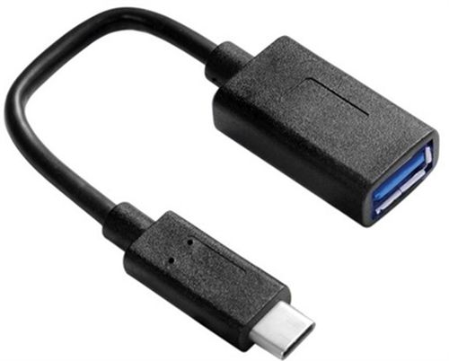 Cablu adaptor Roline USB A - USB C F/M-OTG (Negru)