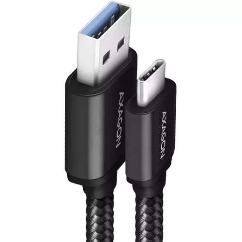 Cablu AXAGON SPEED, USB-A / USB-C, QC3.0, 3A,100cm, negru