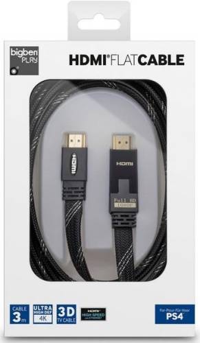 Cablu BigBen HDMI, 3m (Negru)