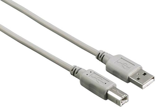 Cablu conexiune USB Hama 29100, USB Tip A - USB Tip B, 3.0m (Gri)