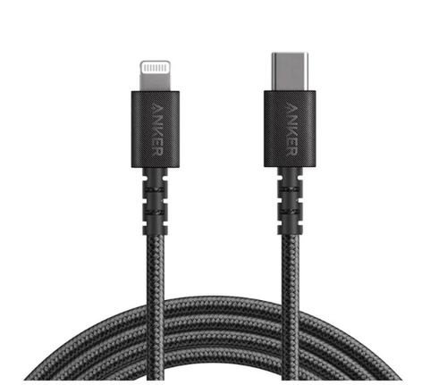 Cablu de date Anker PowerLine Select+ USB-C - Lightning, MFi 1.8m (Alb) 