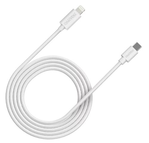 Cablu de date Canyon СFI-12, Lightning, USB, 2m (Alb)