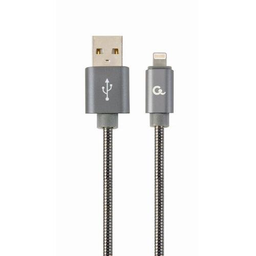 Cablu de date Gembird CC-USB2S-AMLM-1M-BG, 1m, Lightning