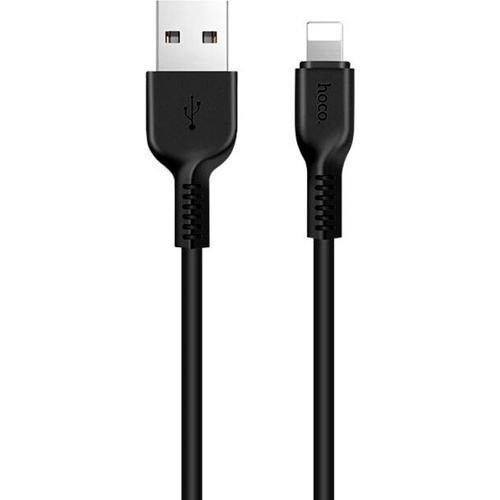 Cablu de date Hoco X20 Flash, USB - Lightning, 3m, 2A, Negru