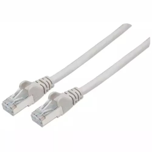 Cablu FTP INTELLINET 733267 Cat6, LSZH, cupru-aluminiu, 5 m, alb, AWG28, ecranat