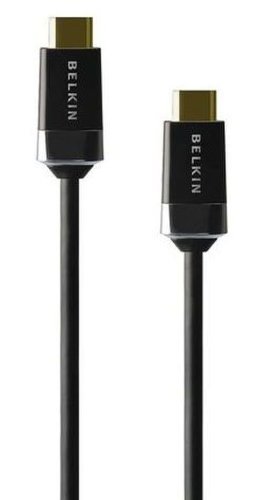 Cablu HDMI Belkin HDMI0018G-2M, conectori auriti, 2m (Negru)