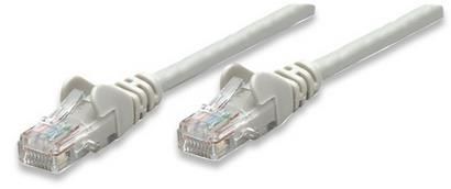 Cablu UTP Intellinet 318228, Patch cord, CAT.5e, 0.5m (Gri)