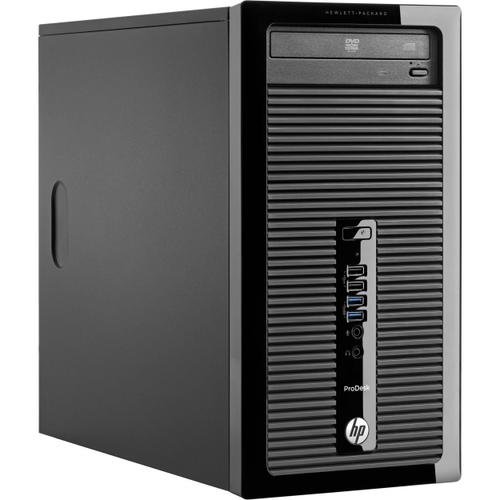 Calculator Sistem PC Refurbished HP 400 G2 Tower, Intel Core i3-4130 3.40GHz, 8GB DDR3, 240GB SSD, DVD-RW (Negru)