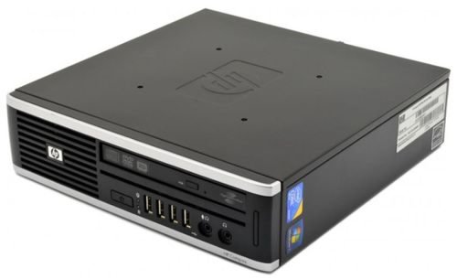 Calculator Sistem PC Refurbished HP 8000 Elite USDT, Intel Core 2 Duo E8400 3.00GHz, 4GB DDR3, 250GB SATA, DVD-ROM (Negru)