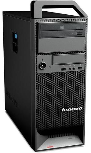 Calculator Sistem PC Refurbished Lenovo ThinkStation S20 Tower (Procesor Intel® Core i7-920 (8M Cache, up to 2.93 GHz), Bloomfield, 8GB, 500GB HDD@7200RPM, nVidia GeForce GTX275 @896MB, Win10 Pro, Negru)