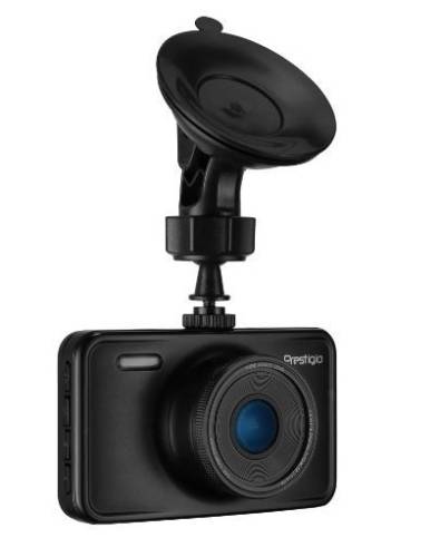 Camera Auto Dual Prestigio RoadRunner 527DL, Full HD, 12MP, ecran 3”, camera fata full HD, camera spate HD, G-Sensor (Negru)