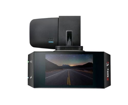 Camera auto DVR Xblitz V2 Professional, Full HD, unghi de filmare 150°, senzor G, Wi-Fi, GPS, suport magnetic, touchscreen (Negru)