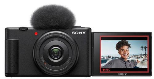 Camera compacta pentru vlogging Sony ZV-1F, Ultrawide, 4K, 20 MPx, F2.0, Bluetooth (Negru)