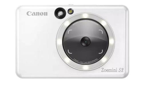 Camera foto instant Canon Zoemini S2, 8 MP, Bluetooth, MicroSD, NFC, F/2.2, Tehnologie ZINK (Alb) 