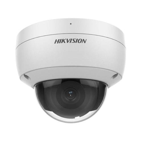 Camera supraveghere video HD Dome Hikvision DS-2CD3186G2-IS28C, 8MP, Lentila 2.8mm, IR 40m
