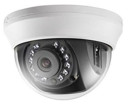 Camera Supraveghere Video Hikvision DS-2CE56D0T-IRMMF, 2MP, 1920 x 1080 ,CMOS, 2.8MM, IR20m (Alb/Negru)