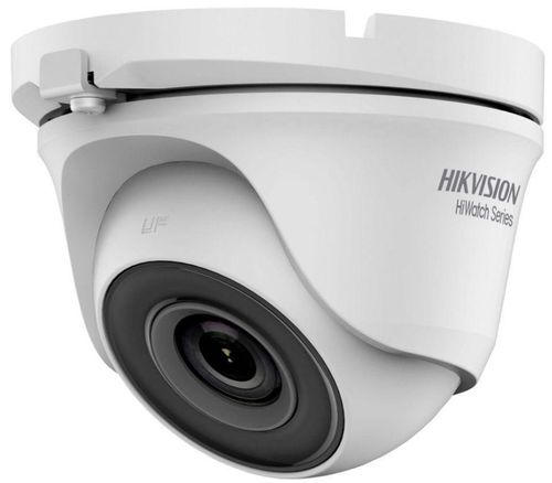 Camera supraveghere video Hikvision Turbo HD Dome HWT-T140-28, 4MP, CMOS, 20m IR, 2.8mm (Alb)