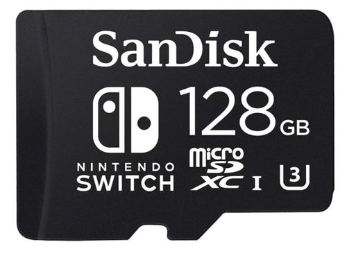 Card Memorie SanDisk Nintendo Switch SDSQXAO-128G-GN6ZA, 128 GB, microSDXC, UHS-I, Class 3