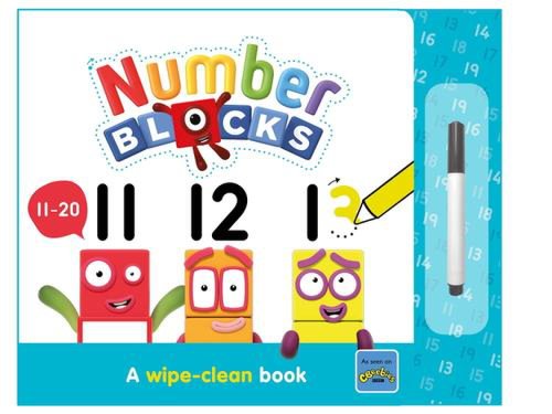 Learning Resources - Carticica scriu si sterg - numberblocks 11-20