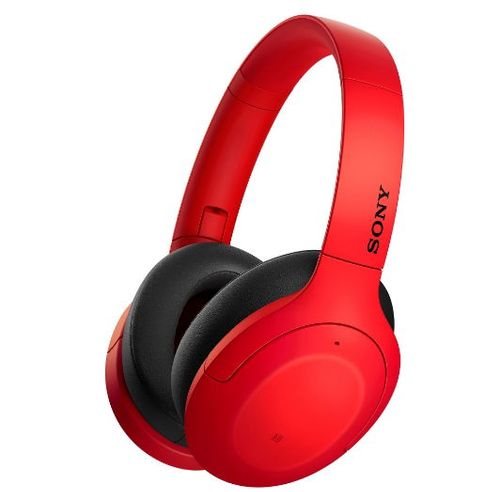 Casti Sony WH-H910NR, Noise Canceling, Quick attention, Hi-Res, Wireless, Bluetooth, NFC, LDAC, Autonomie de 35 ore (Rosu)