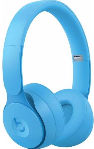 Casti Stereo Beats Solo Pro, Wireless, Noise Cancelling (Albastru deschis)
