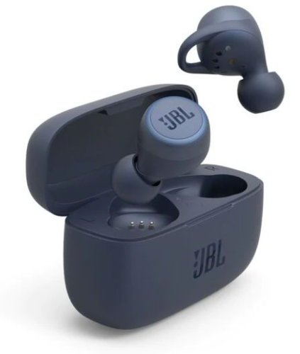 Casti Stereo JBL LIVE 300TWS, Bluetooth, Microfon (Albastru)