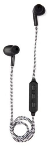 Casti Stereo Kikkerland US155-BK-EU, Bluetooth, Microfon (Negru)