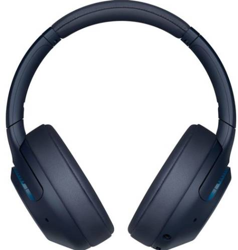 Casti Stereo SONY WH-XB900NL, Bluetooth, NFC, Over-Ear, Microfon, Noise Cancelling, Extra BASS (Albastru)