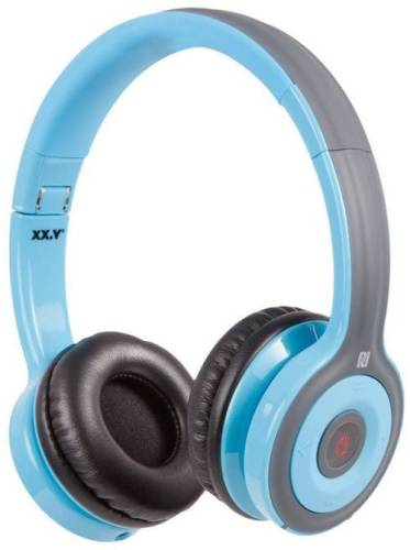 Casti stereo XX.Y Jello NFC BH 580, Bluetooth (Albastru/Gri)