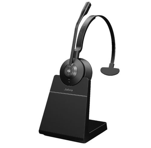 Casti Wireless Jabra Engage 55 MS Mono, USB, Microfon, Stand (Negru)
