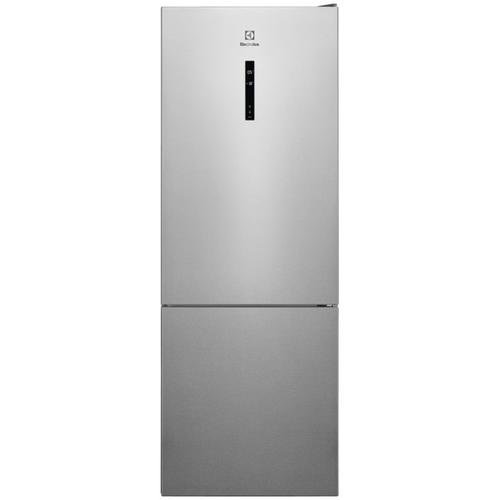 Combina frigorifica Electolux LNT7ME46X2, 481 L, No Frost, Iluminare LED, Afisaj LCD, Usi reversibile, Clasa E, H 192 cm (Argintiu)