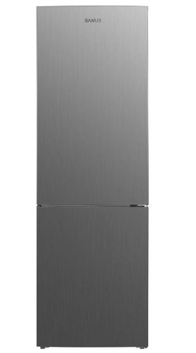 Combina frigorifica Samus SCX394, 313 L, Termostat reglabil, Clasa F, H 186 cm (Argintiu)