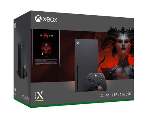 Consola Microsoft Xbox Series X 1TB, Negru + Joc Diablo IV Bundle