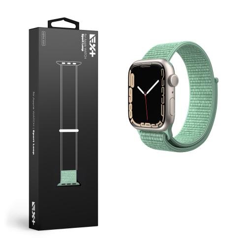 Curea din nylon NEXT ONE pentru Apple Watch (42/44/45mm), Verde