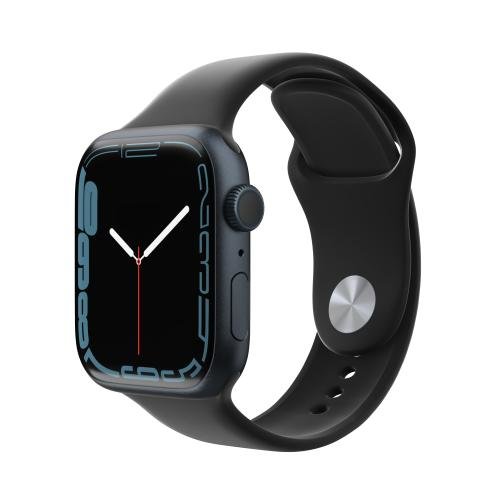 Curea din silicon NEXT ONE pentru Apple Watch (42/44/45mm), Negru