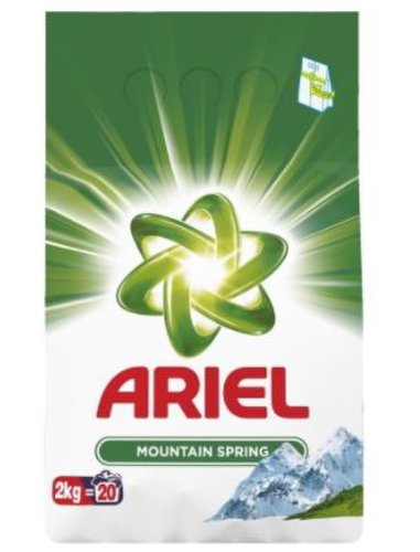 Detergent Ariel Mountain Spring, 20 spalari, 2 kg