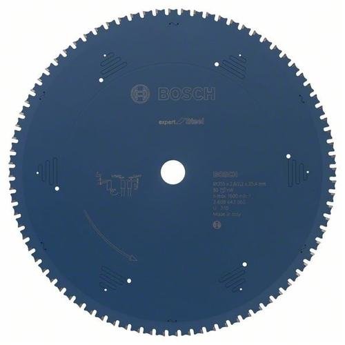 Disc pentru fierastrau circular Bosch Expert for Steel 355x25.4mm 80T, taiere metal