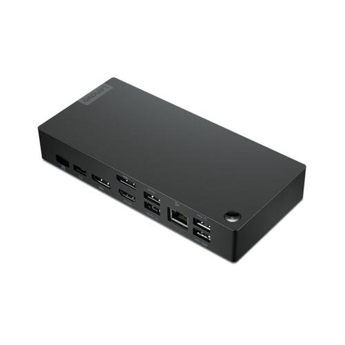 Docking station Lenovo 40B50090EU, USB-C Dock, 2 x Display Port (Negru)