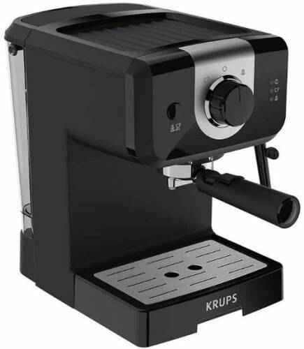 Espressor manual Krups XP320830, 1050 W, 15 bar, 1.5 l, Dispozitiv spumare (Negru)