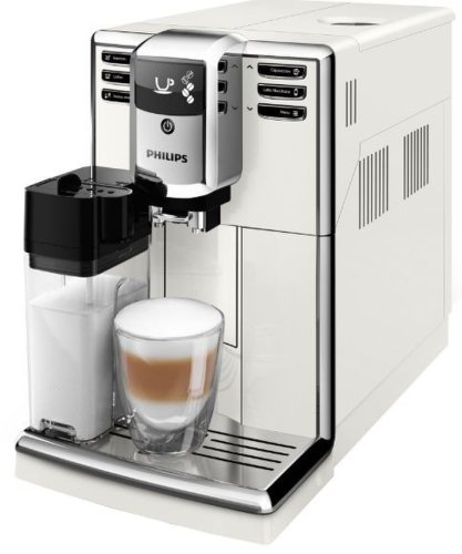 Espressor super-automat Philips EP5361/10, 15 bari, 1.8 l, Sistem filtrare AquaClean, Carafa de lapte integrata, 5 setari intensitate, 8 bauturi (Alb)