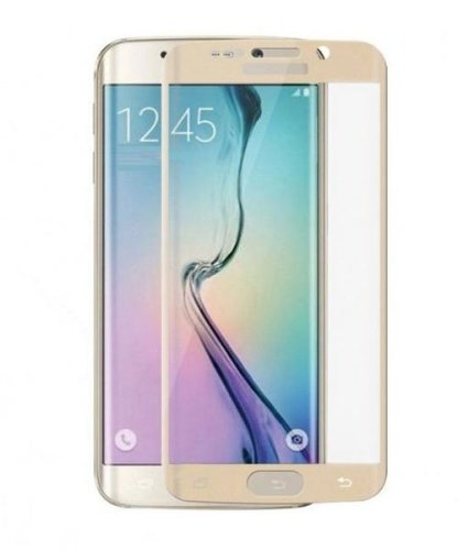 Folie Protectie Sticla Securizata 3D Tellur TLL145175 pentru Samsung Galaxy S6 Edge Plus (Auriu)