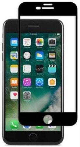 Folie Protectie Sticla Securizata Antisoc Moshi IonGlass pentru Apple iPhone 7 Plus (Negru)