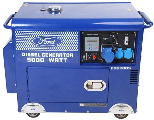 Generator Curent Electric FordTools FD6700S, 5000 W