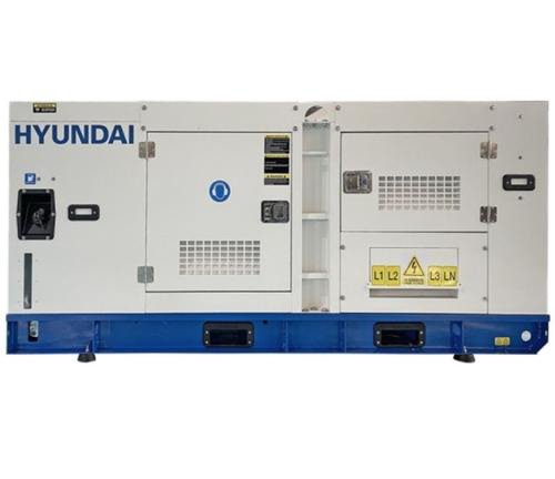 Generator Curent Electric Hyundai DHY70L, 62000 W, Diesel, Pornire Electrica, Trifazat (Alb)