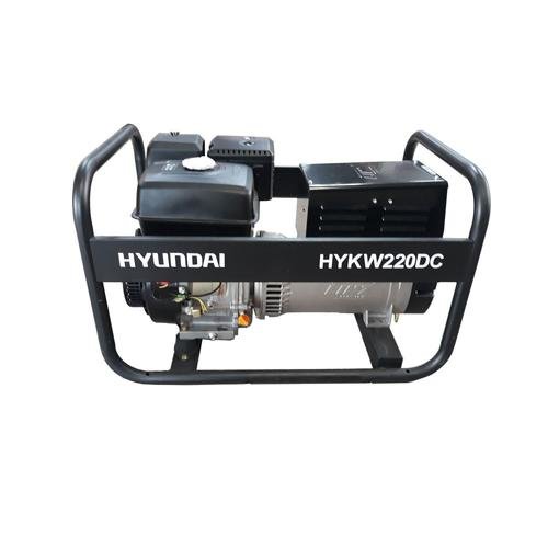 Generator de curent electric monofazat cu sudura Hyundai HYKW220DC-M, 5 kVA, 15 CP, pornire mecanica