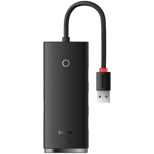 HUB Baseus Lite WKQX030201, Cablu USB 3.0, 2m (Negru)
